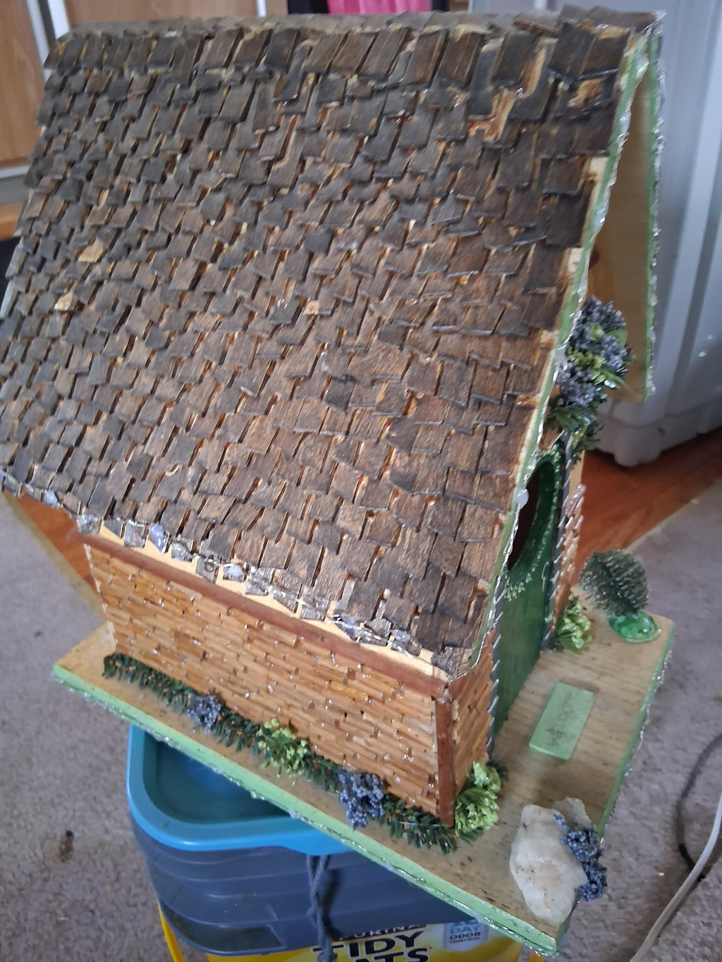 Magical Fairy Cottage Birdhouse | Handmade Weatherproof LED Decor